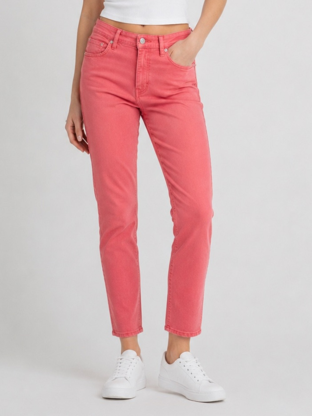 Calvin Klein Jeans Rose Pink Slim-Fit Pants
